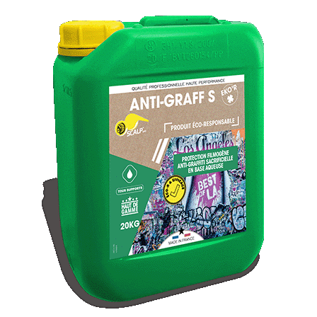 Colorless and biosourced anti-graffiti protection