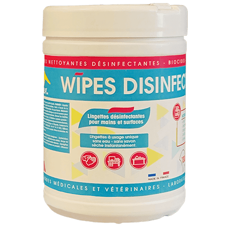 Lingettes désinfectantes virucide