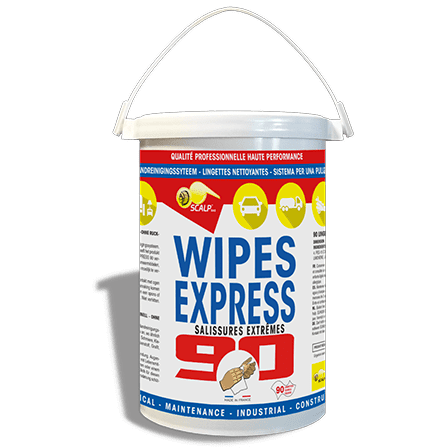 Universal cleaning wipes for construction sites
