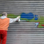 Graffiti-Entferner auf empfindlichen Oberflächen